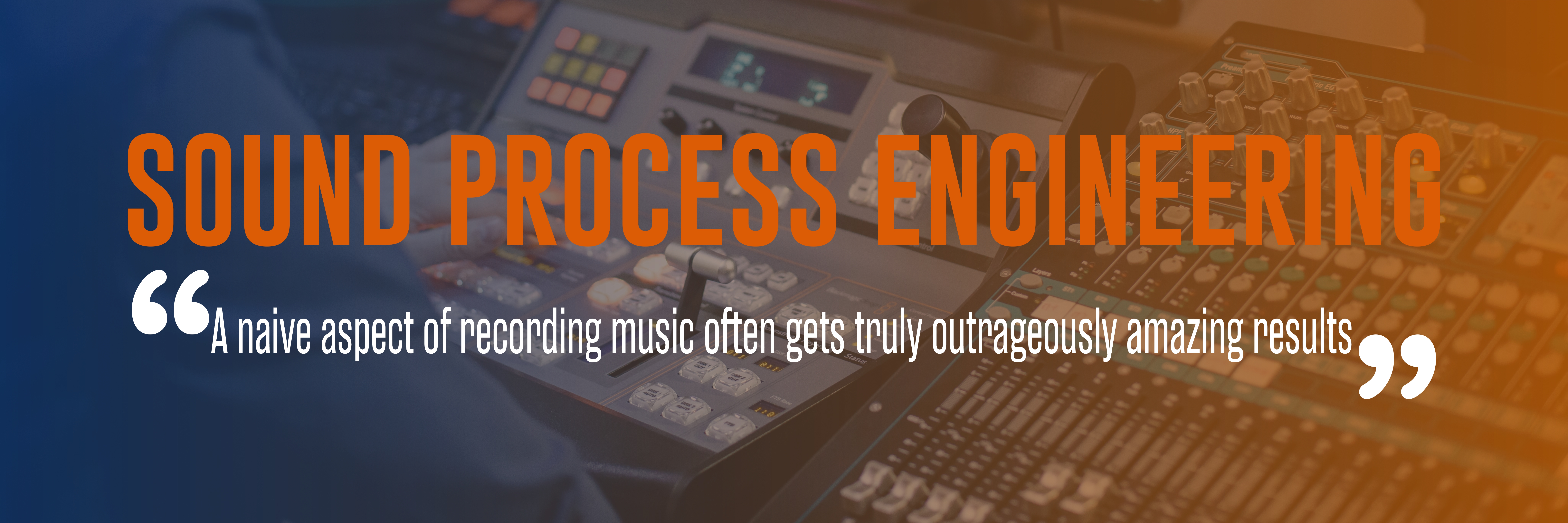 Bsc Sound Process Engineering
